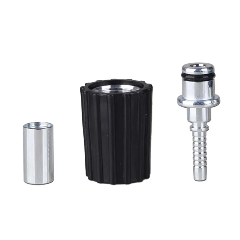 3 개/대 고압 세척기 호스 호스 파이프 피팅 커넥터 수리 키트 3000PSI 압력 워터 호스 세차 파이프 피팅