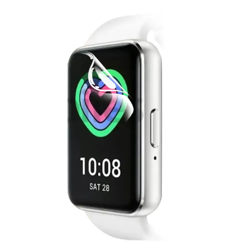 삼성 Galaxy Fit3 용 화면 보호기 Ultra-HD 긁힘 방지 소프트 하이드로 겔 필름 전체 화면 워터 젤 필름 시계 보호