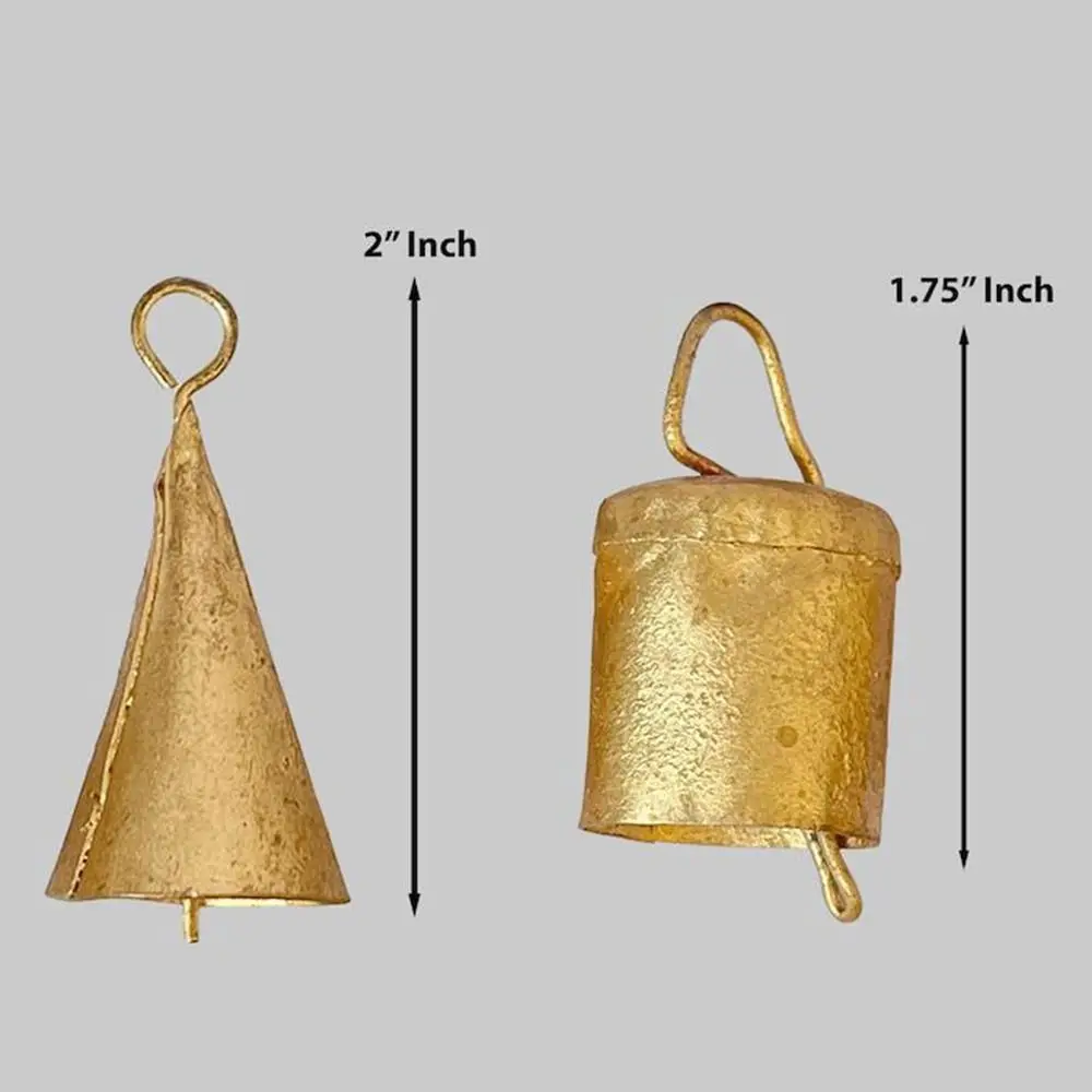 Wide Use Hanging Bells Bells Clear Sound Loud Wind Chime Thickened Metal Grazing Bells Garden