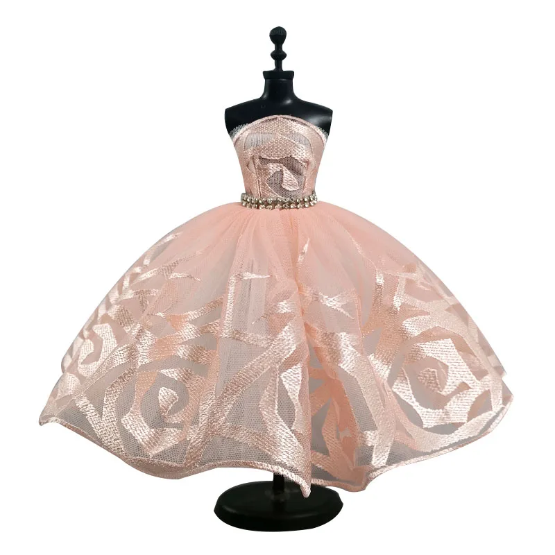 disney princess dolls Fashion Ballet Tutu Dress For Barbie Doll Outfits Clothes 1/6 Doll Accessories Rhinestone 3-layer Skirt Ball Party Gown Girl Toy anime doll Dolls