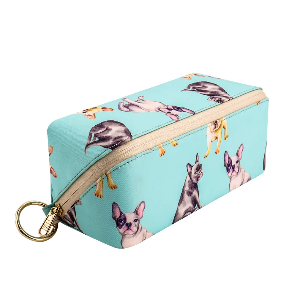 Large capacity portable travel wash bag Square hand hold waterproof cute storage bag