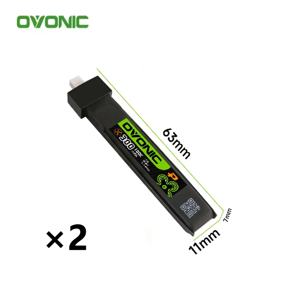 Batterie LiPo 1S 300mAh 450mAh 550mAh BT2.0 pour RC