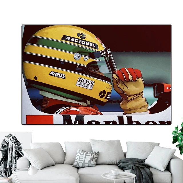 Legendary Senna Portrait Canvas Painting