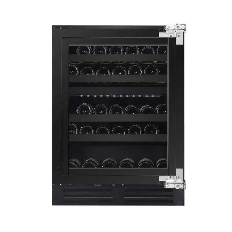 Integrated Homeuse Wine Cooler Refrigerator Wine Fridge Cooler Electric Stainless Steel Door Electronic Temperature Vino 220 113