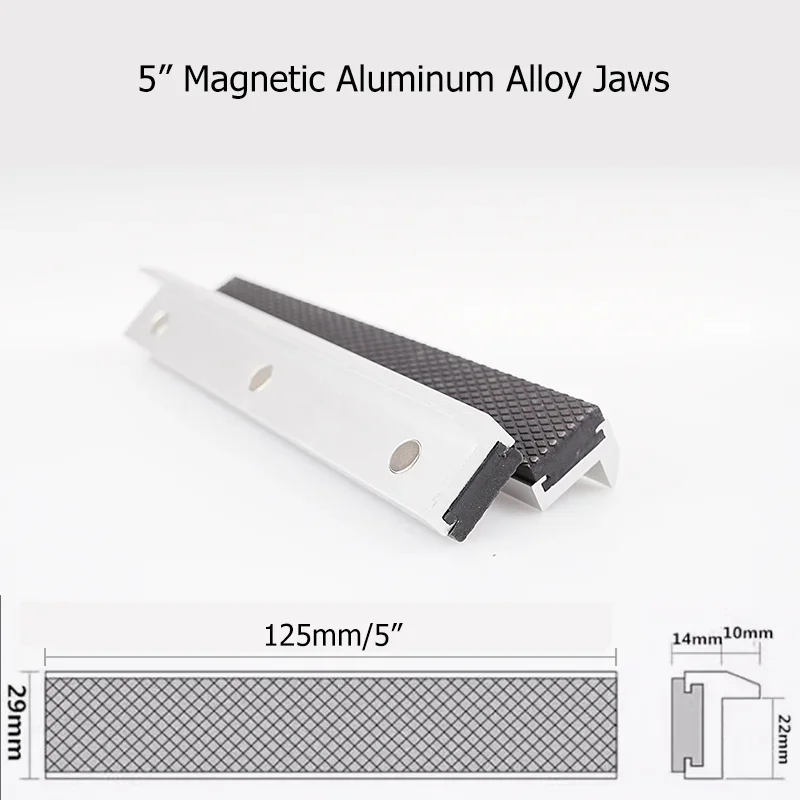 Vise Magnetic Protective Cover 2.5-8'' Jaws Protect Cover Aluminium Alloy Rubber Hand Tools Bench Vise Protector Accessories