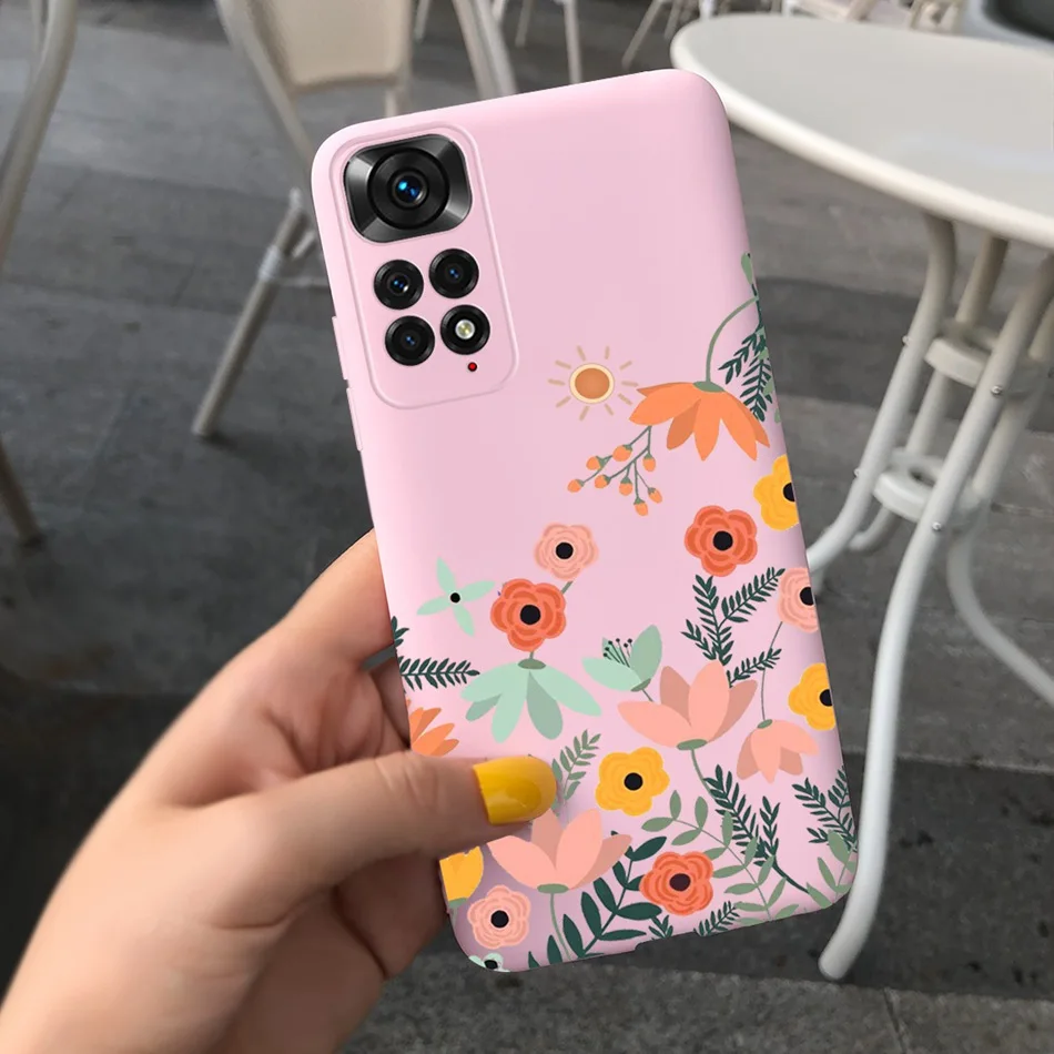 Stylish Girl Flower Silicone Soft Case Bumper