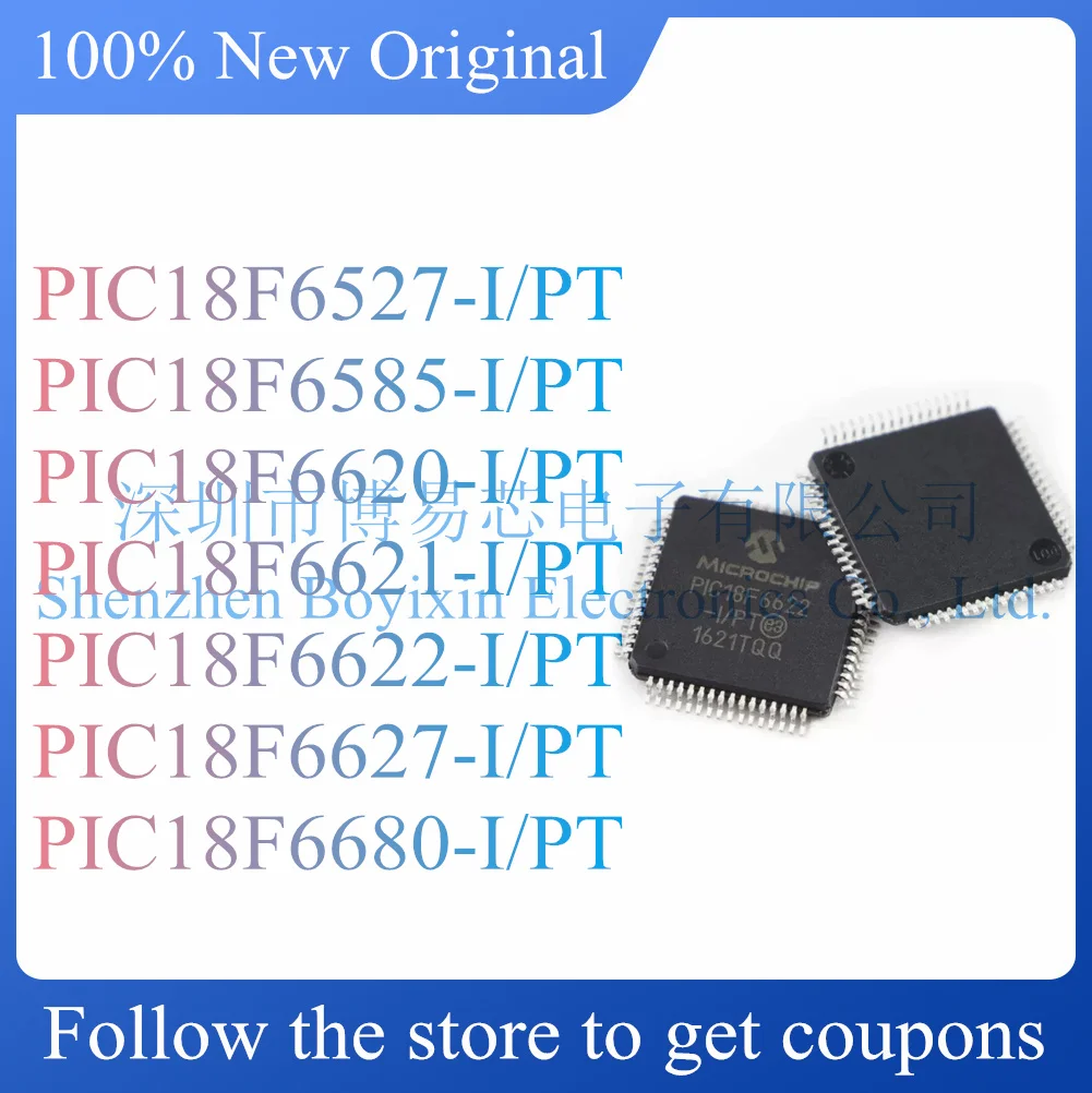 

NEW PIC18F6527-I/PT PIC18F6585-I/PT PIC18F6620-I/PT PIC18F6621-I/PT PIC18F6622-I/PT PIC18F6627-I/PT PIC18F6680-I/PT.