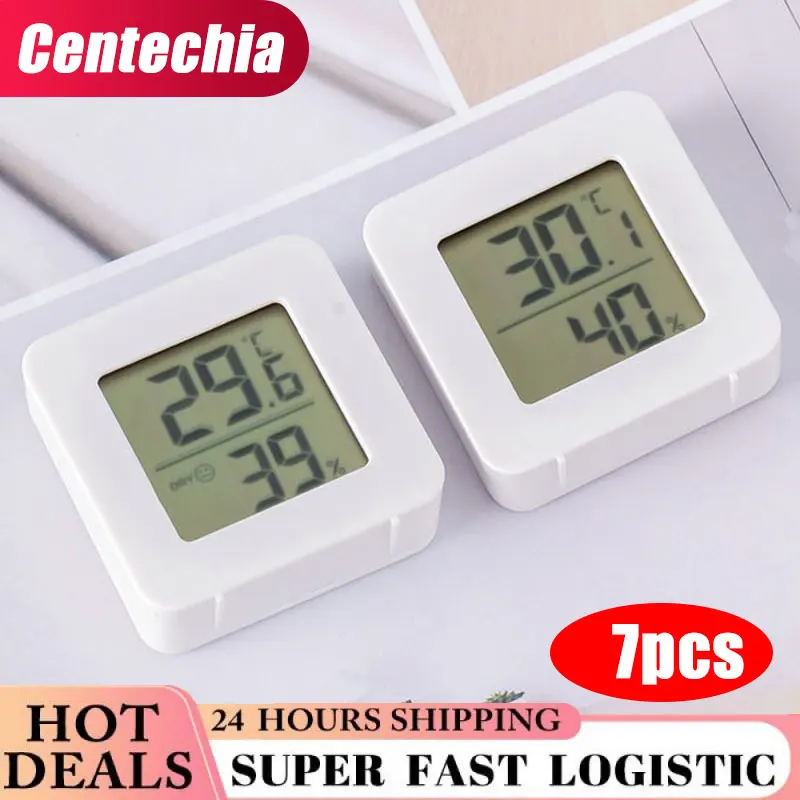 

Цифровой мини-Термометр-Гигрометр с ЖК-дисплеем Измеритель температуры и влажности Датчик настенный комнатный датчик погоды инструменты