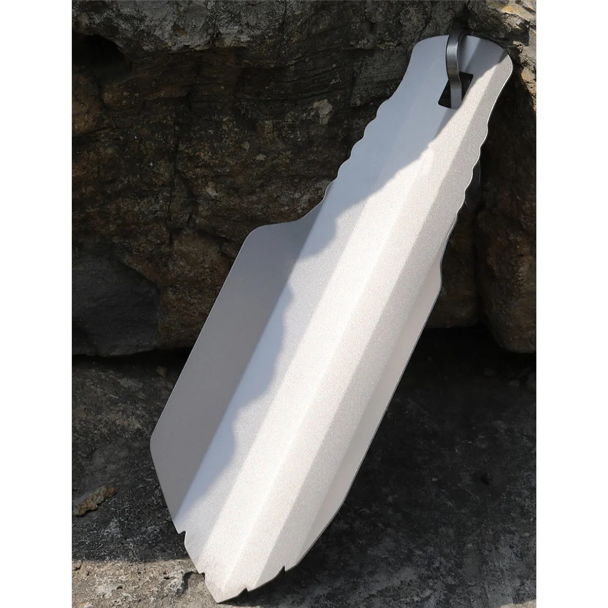 BAAU 2X Pure Titanium Ultralight Potty Trowel Outdoor Compact Poop Shovel/Trowel Multi Tool for Hiking Camping and Survival