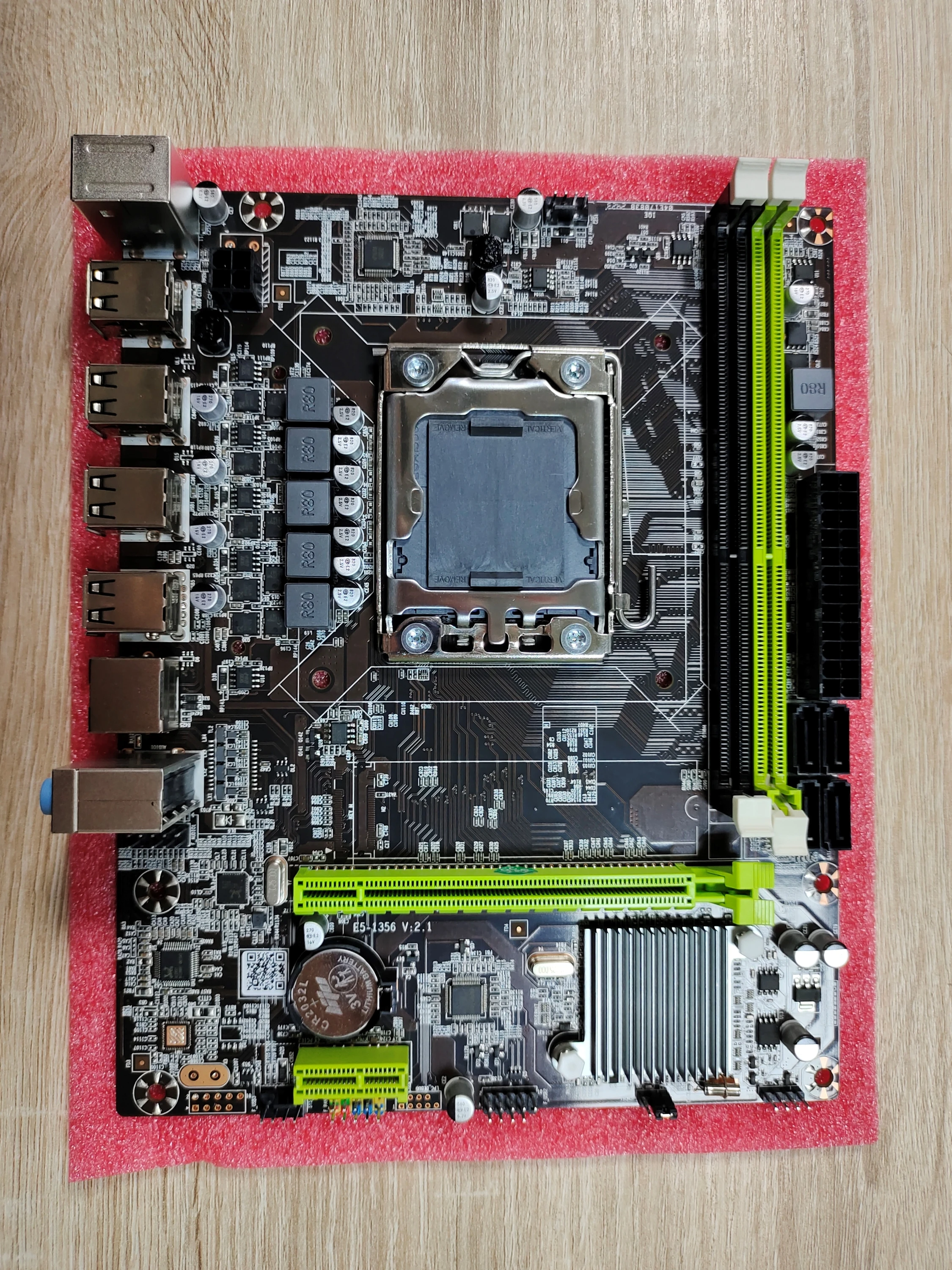 Atermiter X79 -1356 마더 보드 세트 Xeon LGA 1356 E5 2420 V2 Cpu 2pcs x 8GB = 16GB ECC REG 메모리 RAM PC3 12800 1600MHz DDR3