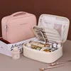 Luxury Travel Makeup & Toiletry Bag – Large Capacity, Portable Cosmetic Organizer for Women 2