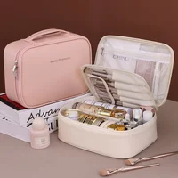 New Women's Cosmetic Bag Portable Storage Bag Large Capacity Luxury Makeup Bag Travel Organizer Essentials Toiletry Bags 2