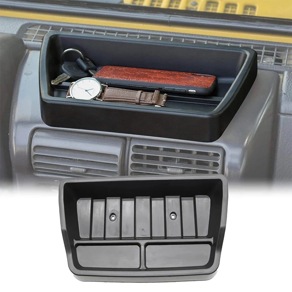 VC-Innovative-For Jeep Wrangler TJ 1997-2007 자동차 센터 콘솔 대시 트레이 대시보드 보관함 정리함 휴대폰 브래킷