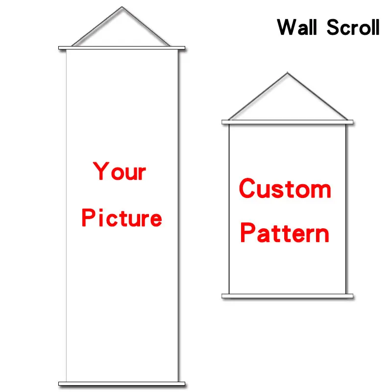 Pictures of celebrities or pets Anime Custom Print Wall Scroll Big Pictures of celebrities or pets anime custom print wall scroll big