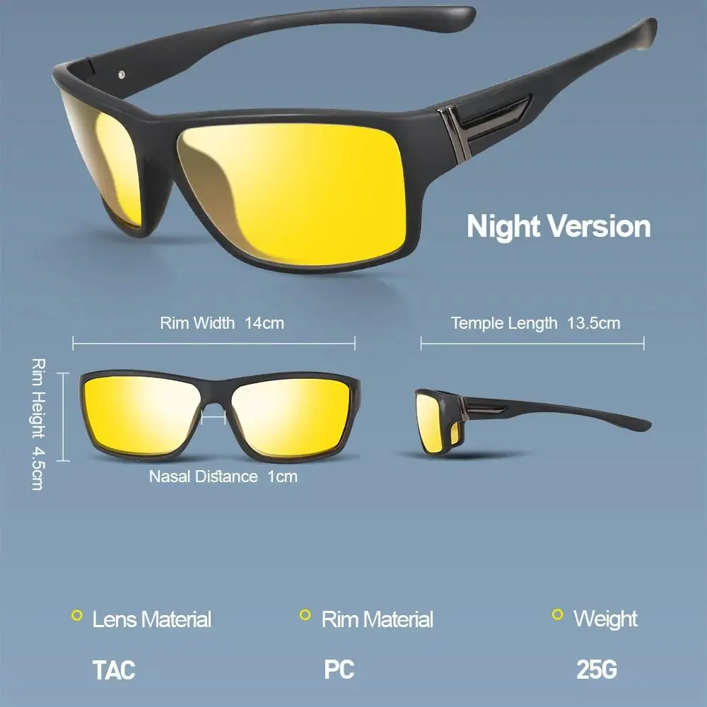 HASIDA Polarizer Anti-Glare Fishing Glasses with Lotus Leaf Coating and Silicone Legs
