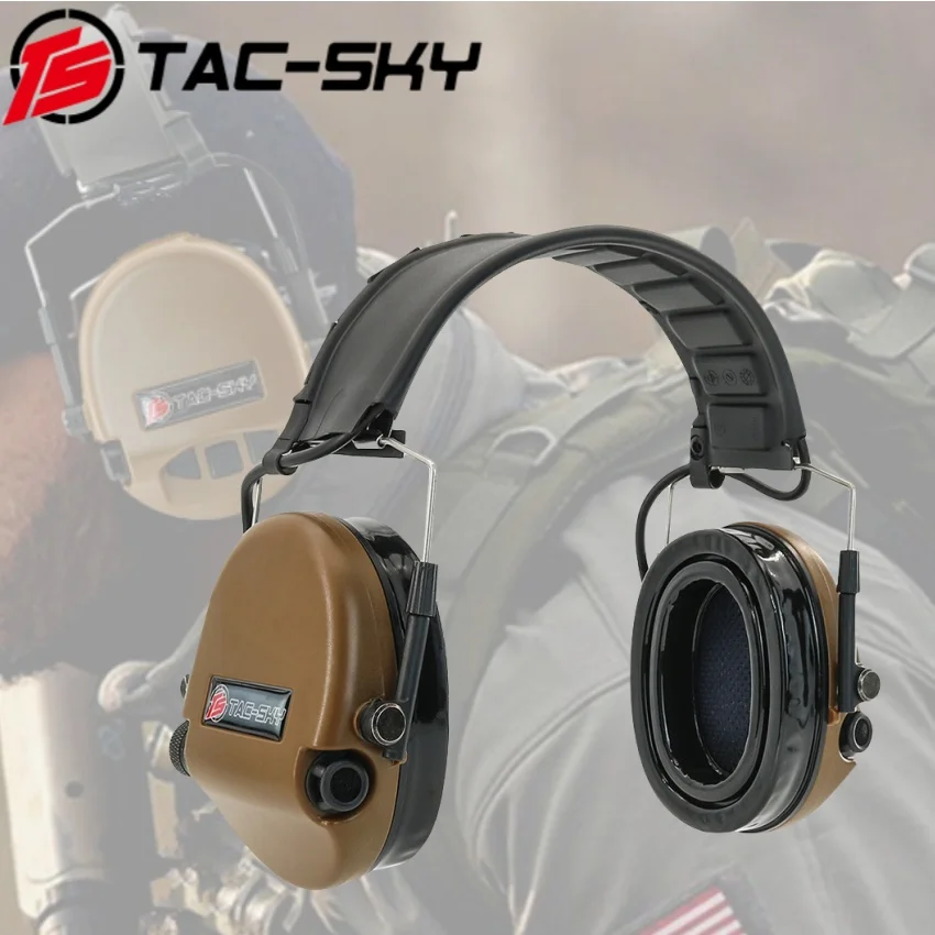 TACSKYTacticalSORDINElectronicEarMuffsAirsoftHeadphonesActive