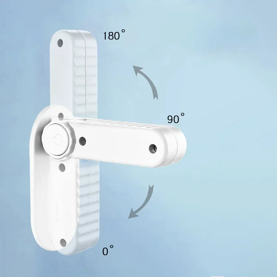 new Door Lever Lock Universal Anti-open Handle Child Baby Safety Locks Punch-free Multifunction Hidden Button Buckle Safety Lock