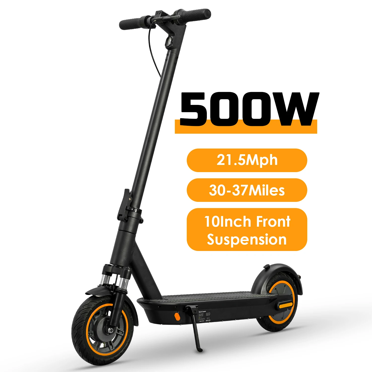 HEZZO G30 Escooter Foldable EU US UK Stock 36V 500W 15Ah 10Inch Honeycorn Tire 20Mph Powerful Electric Kick Scooter Front Suspen