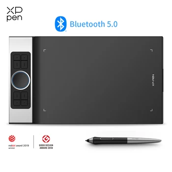 XPPen Deco Pro SW MW Digital Draw Tablet Bluetooth Wireless Connection Graphics Tablet Design Animation for Android Mac Windows