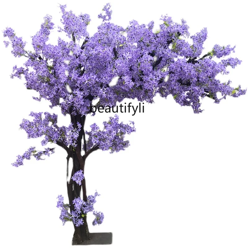 

Cherry Tree Imitative Tree Landscaping Large Flower Tree Interior Decoration Wish Peach Blossom Fake Trees