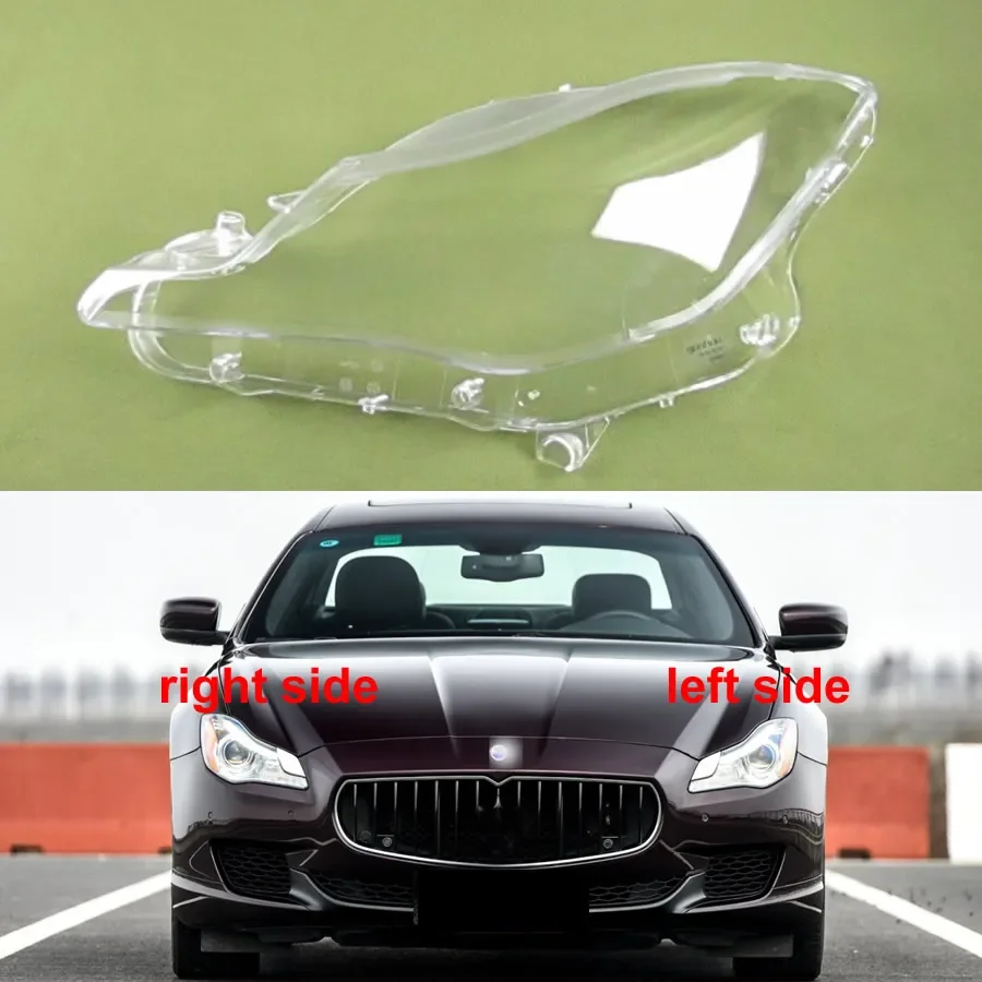 

For Maserati Quattroporte 2013 2014 2015 2016 2017 Headlight Cover Headlamp Shell Imported Transparent Shade Mask Lampshade