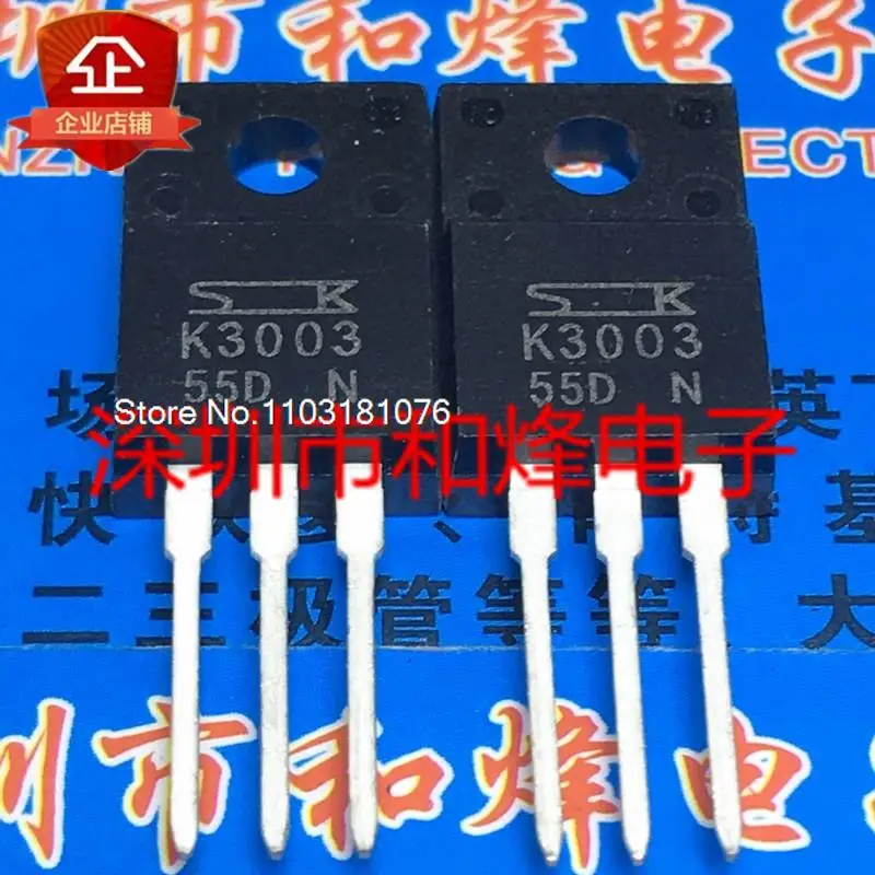 

(20PCS/LOT) 2SK3003 K3003 TO-220F 200V 18A New Original Stock Power chip