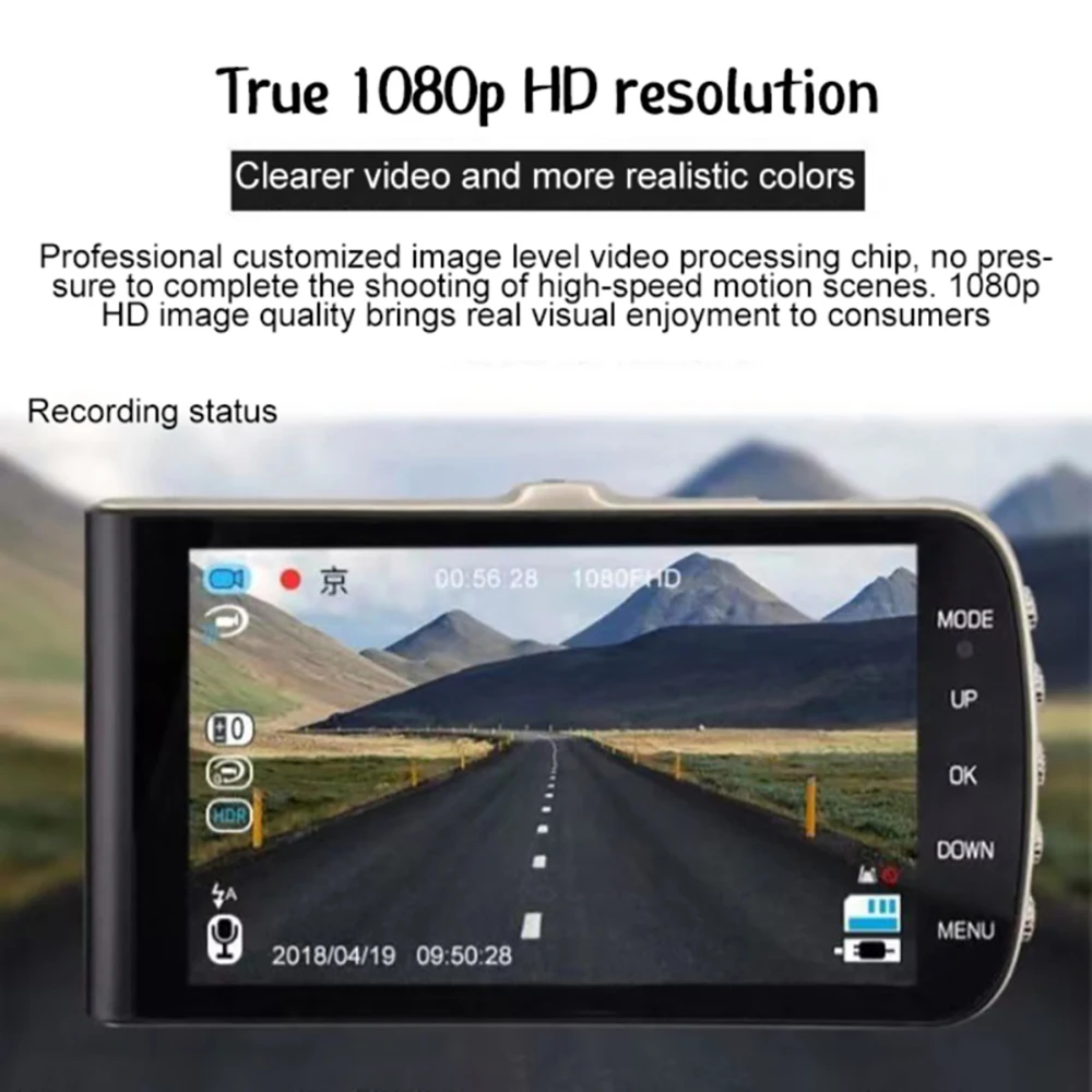   ķ ī޶, 1080P Ǯ HD ̺  , GPS , ڵ DVR, GPS, Ʈ , ڵ ׼,  ڽ
