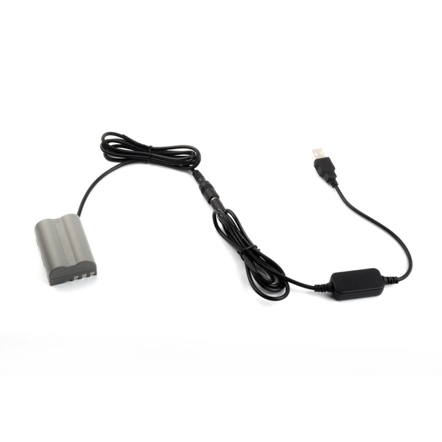 USB Power Regler Kabel + EN-EL3E Dummy Batterie ENEL3E EN EL3E für Nikon  Kamera D50 D80 D70 D90 D300 D300S d200 D700 _ - AliExpress Mobile
