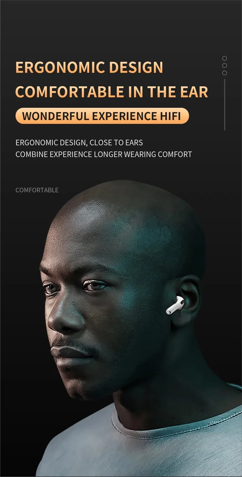 Original Pro6 TWS Touch Control Wireless Headphone Bluetooth 5.0 Earphones  Sport