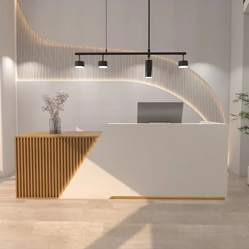 Front Reception Desks Bar Counter Store Modern Gym Conference Beauty Hotel Hotel Information Service Furniture New