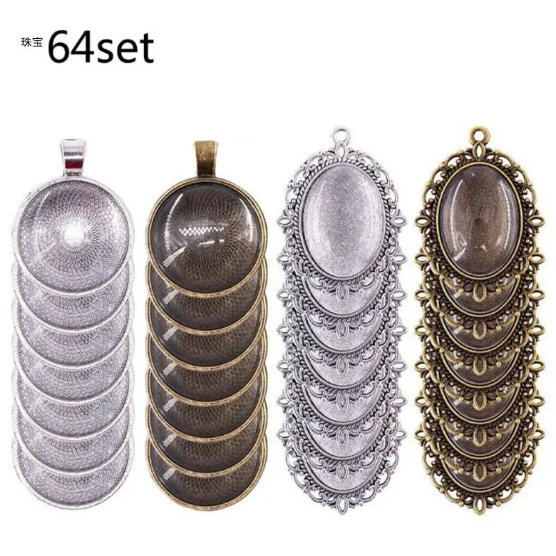 

X5QE Fashion Ethnic Couple Necklaces for Women Girls Romantic Chain Necklace Set Long Chain Bestie Birthday Christmas Gifts