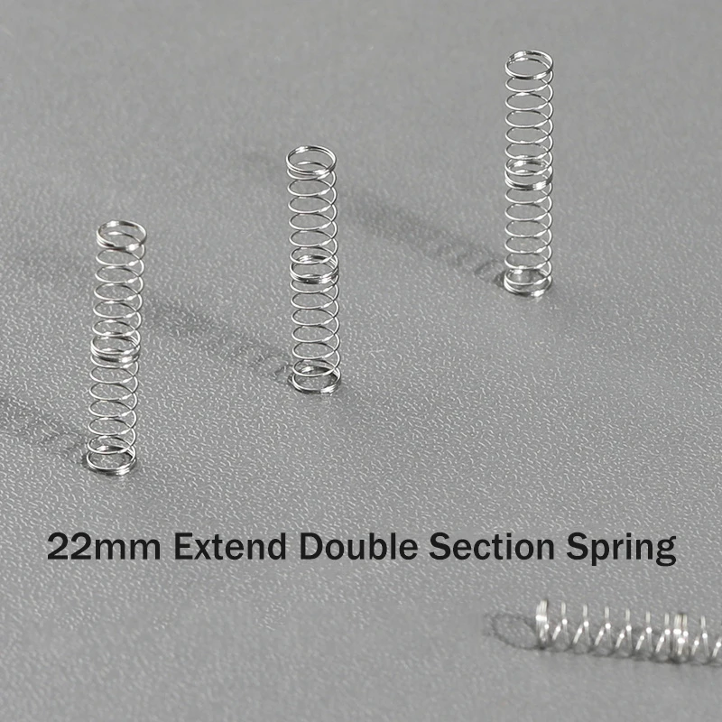 기계식 키보드 스위치 스프링 22mm 2단계 맞춤형 Mx 스위치 스프링 35g 37g 45g 50g 55g 62g 67g 70g 80g 150g