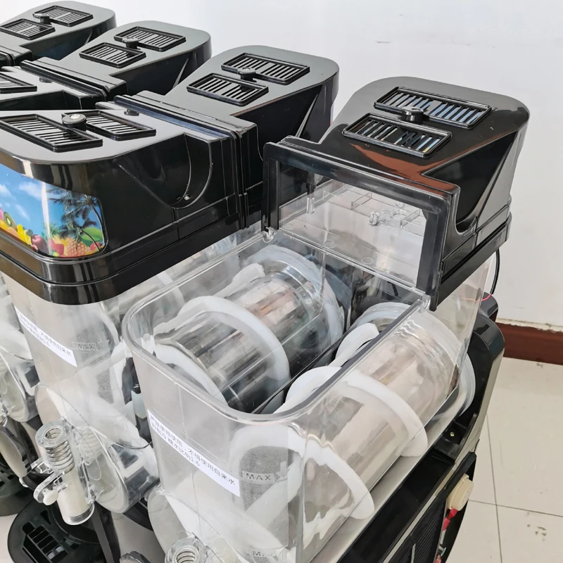 Commercial Slushy Machine 12L One Tank Tank Electric Automatic Slush Maker Machine Frozen Drink Snow Melting Machine 6