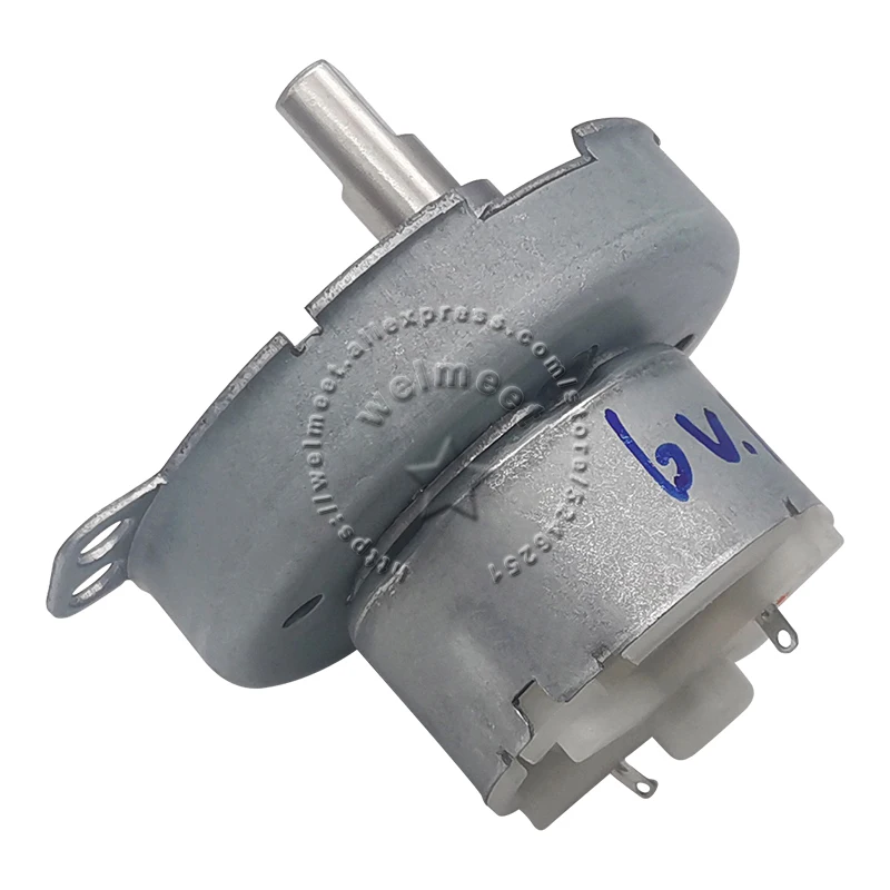 DC3V-24V 2rpm-50rpm Output Rotary Speed Plastic Gear Speed Reduction Gear Motor 