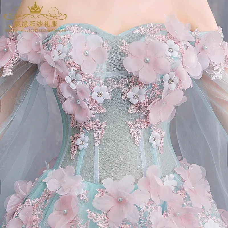 Quinceanera Ball Gown Prom Dress for Plus Size Girl Customized