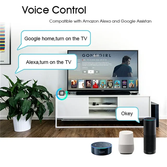MOES Tuya WiFi Smart IR Remote Control Temperature and Humidity Sensor for Air Conditioner TV AC Works with Alexa Google Home 5