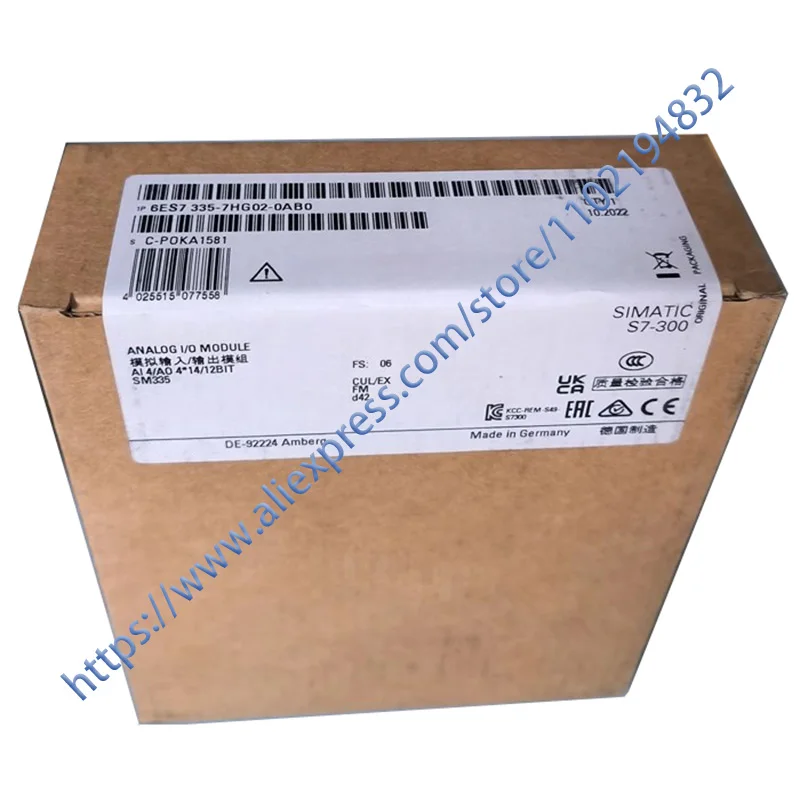 

Абсолютно новый оригинальный 6ES7335-7HG02-0AB 0 Быстрая доставка
