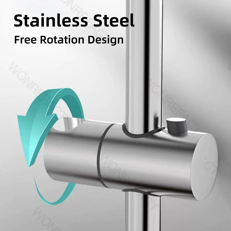Shower Bracket Adjustable for Bathroom shower rod holder height adjustable shower bar adjustable shower bracket