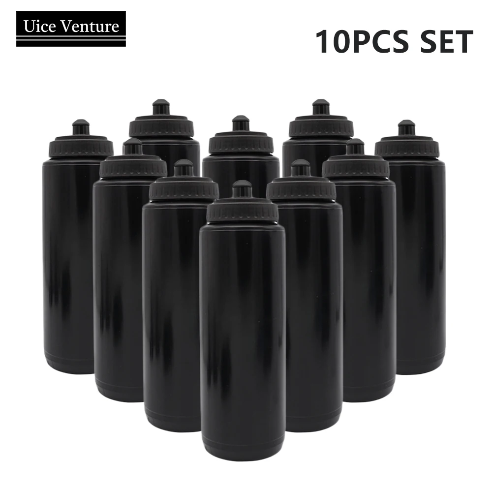Ice Hockey Sports Bottle BPA Free Lacrosse Water Bottle For Soccer Equipment 1000ML Hockey Football Training Equipment