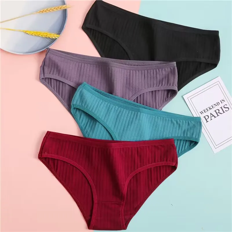 FINETOO Pack of 9 Cotton Underwear Women's Briefs Cotton Women Set Confy  Briefs Soft Hipster Sexy Panties Underwear Women Underwear Soft Underpants