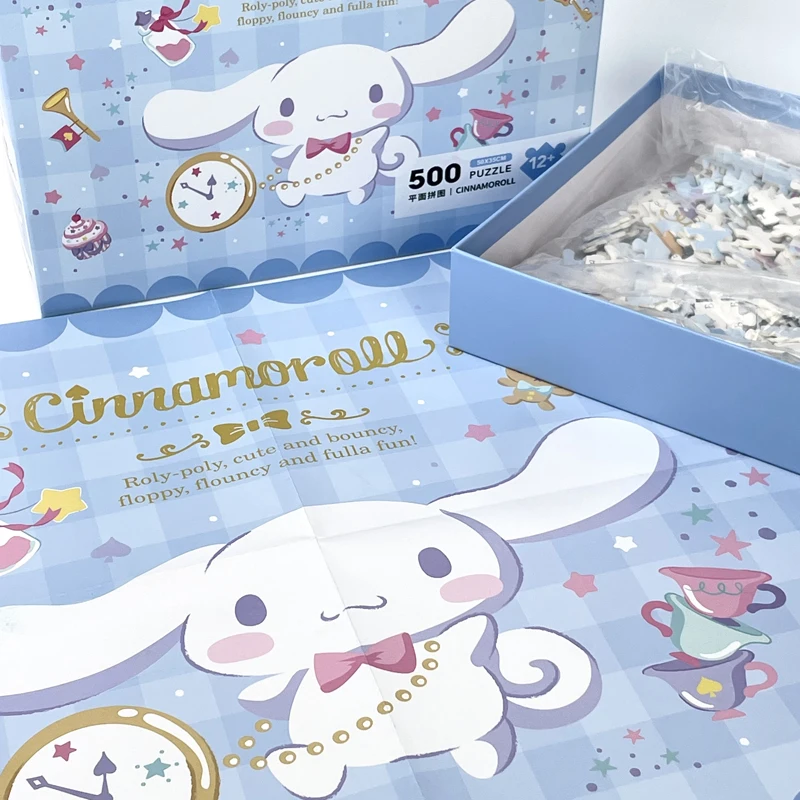 500 Pieces Puzzle Cinnamoroll | Cinnamoroll Party | 500 Piece Kawaii ...