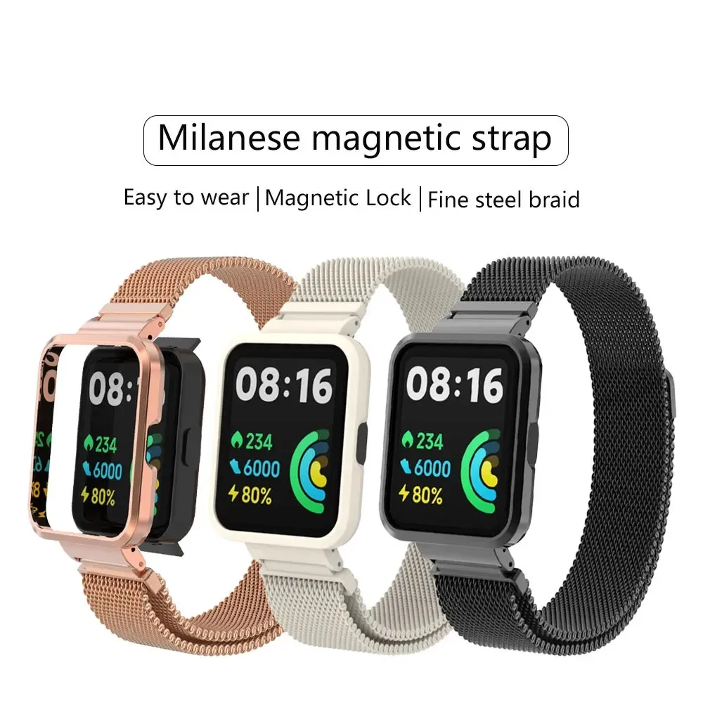 Premium Magnetic Loop Bracelet with Metal Protector Case