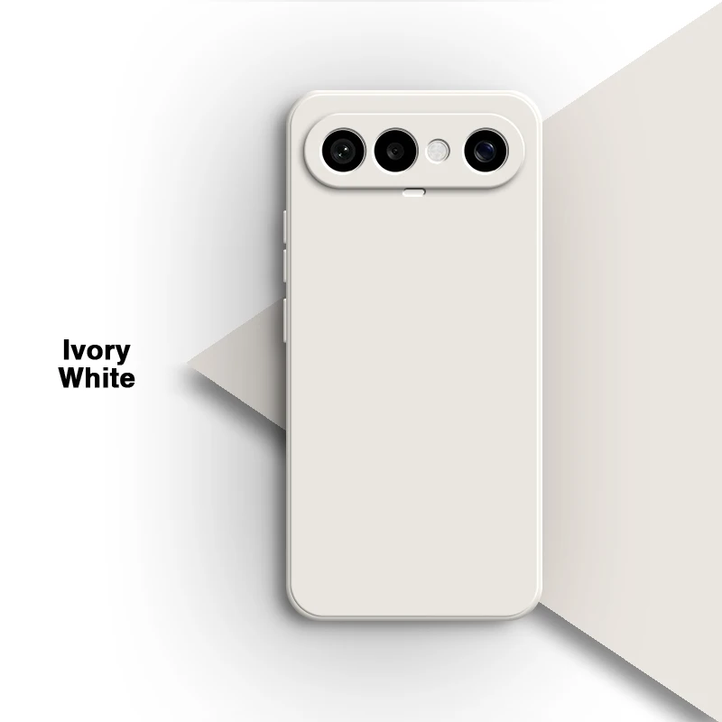 Premium Soft Silicone Phone Case with Internal Flocking and Square Design