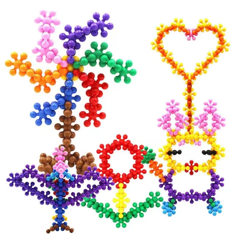 Classic building blocks macaron color plum brick interconnect toys compatible with all major brands for children 3+ Ages 60pcs