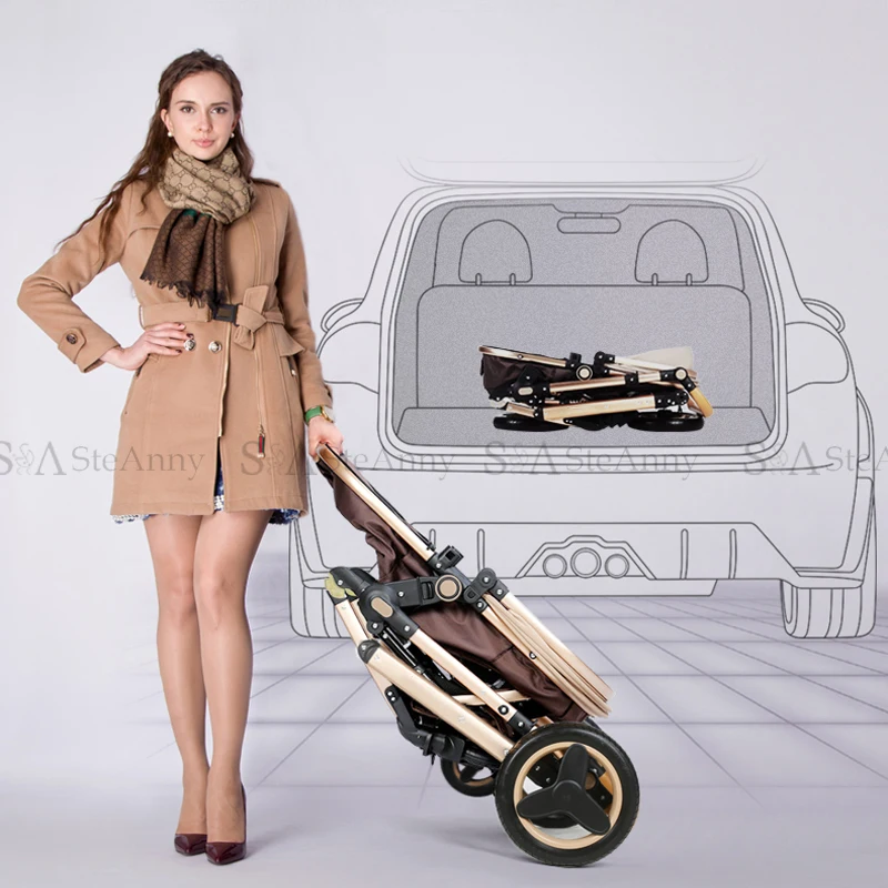 3 in 1 Baby Stroller Travel System with Isofix Base