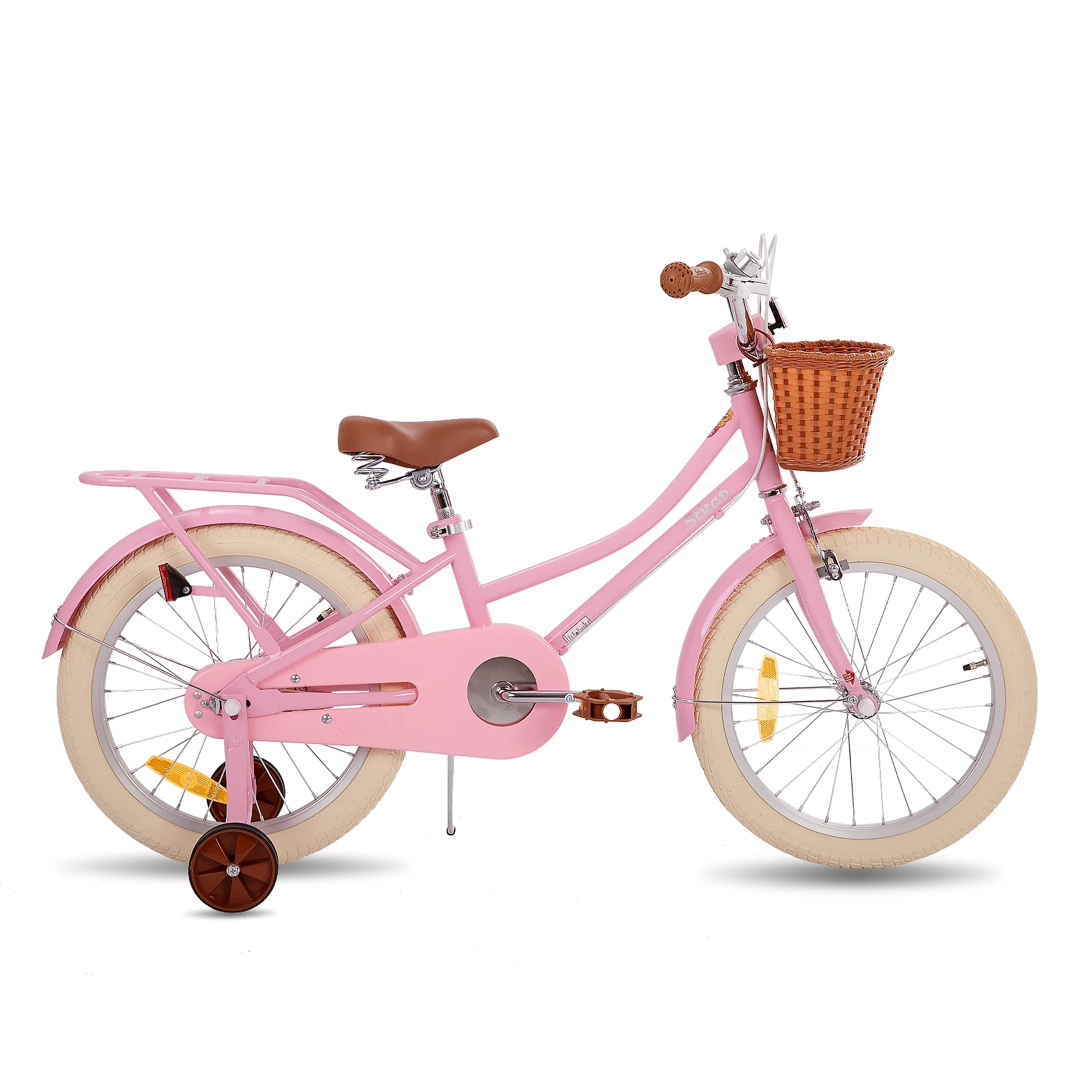 Panier Inclus Décoration Vélo Enfant STITCH 12-18 Pouces Avec