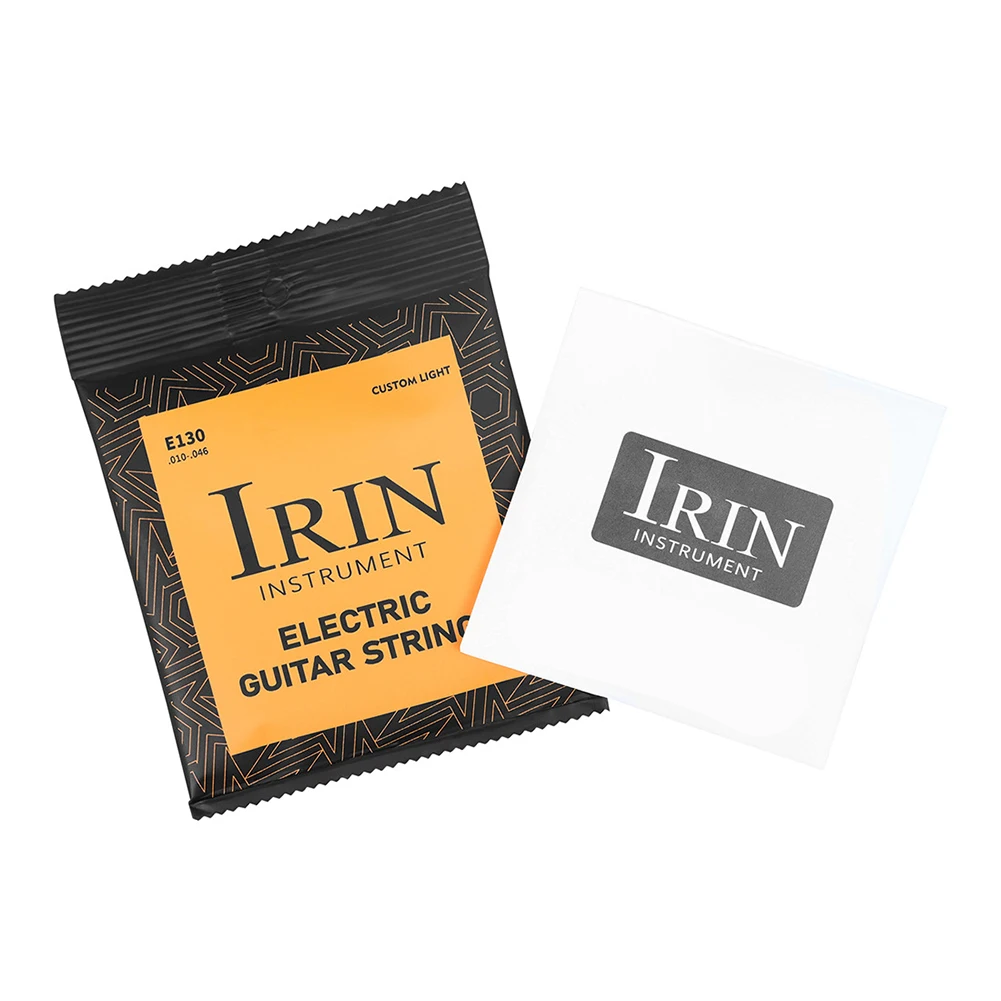 

Откройте настоящий потенциал вашей гитары с помощью струн IRIN E130 для электрической гитары, быстрый отклик и чувствительность, набор из 6 шт.