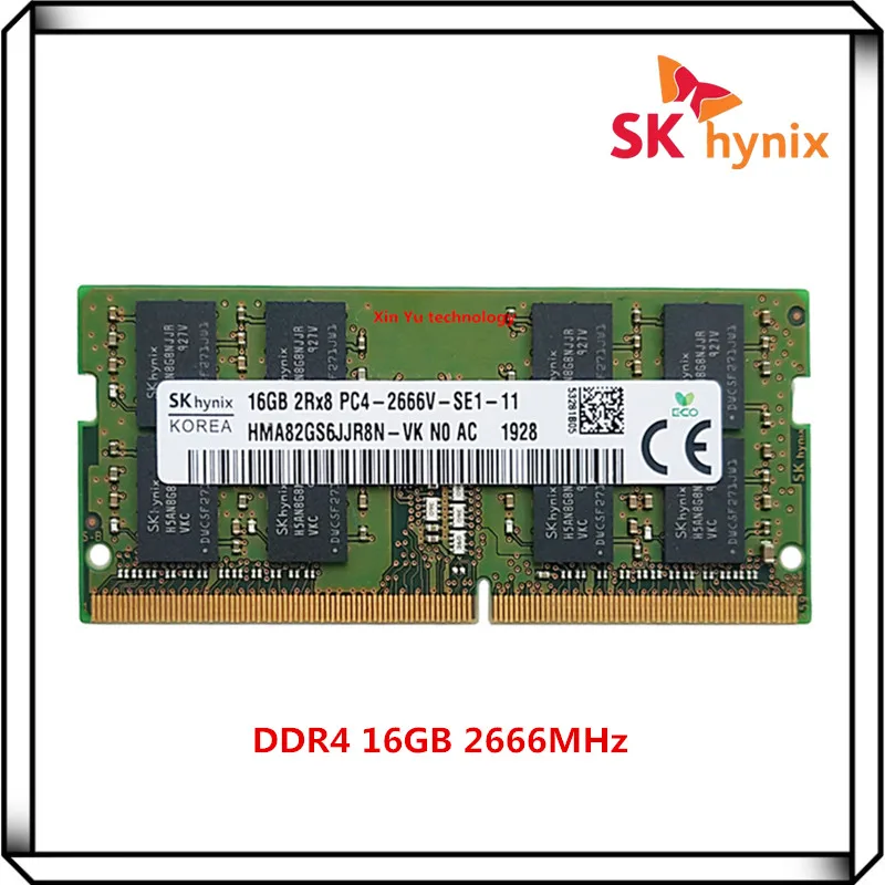 

SK Hynix DDR4 16GB 2Rx8 2666V PC4 2666MHz SO-DIMM RAM Notebook laptop memory