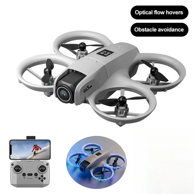 GT3 4K Dual Camera RC Drone Auto Obstacle Avoidance Optical Flow Positioning  Altitude Hold Foldable Quadcopter Toy 6