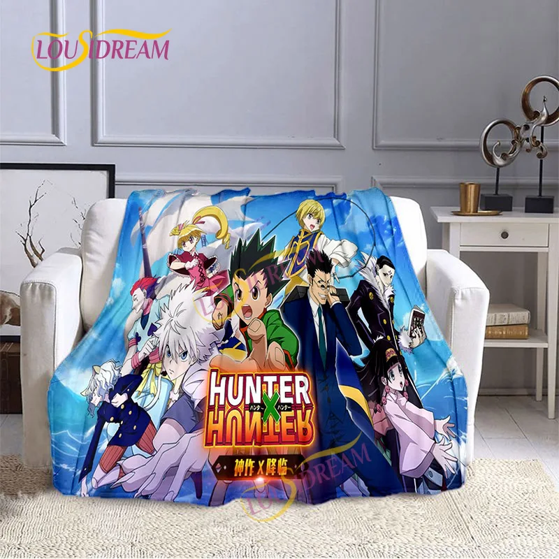 HUNTER��HUNTER 3D Anime Japanese cartoon Blanket  Decoration Thin Sheet Sofa Set Home TV Blanket Office Casual  Throwing Blanket